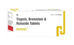 Trypsin 48mg+Bromelain 90mg+Rutoside 100mg Tablet​