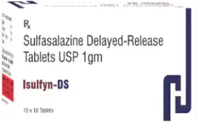 Sulfasalazine 500mg, 1000mg Delayed Release Tablets​