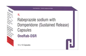 Rabeprazole sodium EC 20mg and Domperidone SR 30mg Capsules​