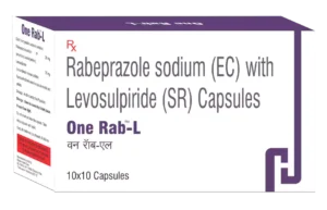 Rabeprazole sodium 20mg (EC) + Levosulpiride 75mg (SR) Capsules​